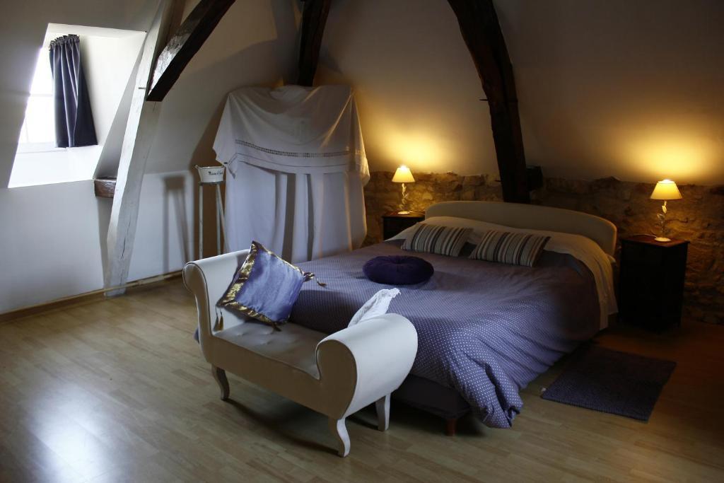 Manoir De La Blonnerie Panzió Vellèches Szoba fotó